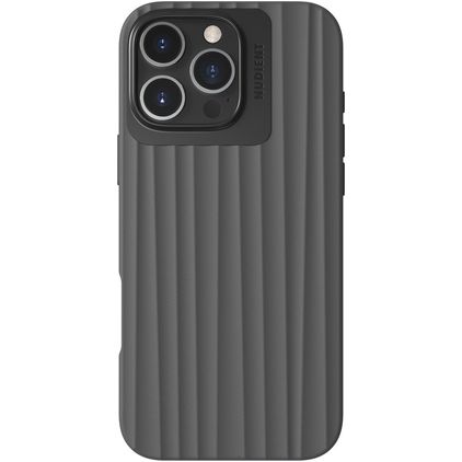 Nudient Bold iPhone 16 Pro Max MagSafe Hoesje Hardcase Backcover - Storm Black