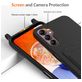 Mobigear Lanyard Card Samsung Galaxy A16 Siliconen Hoesje met koord en Pasjeshouder - Zwart