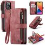 Caseme C30 iPhone 14 Pro Hoesje Bookcase Portemonnee - Rood