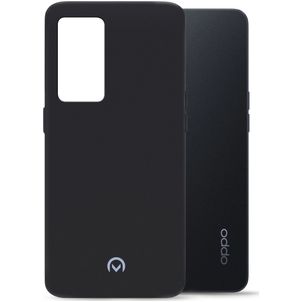 Mobilize Rubber Gelly OPPO Reno 7 Lite Hoesje Flexibel TPU Backcover - Matt Black