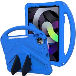 Mobigear AeroArmor iPad 10 (2022) Kinder Tablethoes met Handvat + Stylus Houder - Blauw