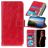 Mobigear Basic Motorola Moto E22i Hoesje Bookcase Portemonnee - Rood