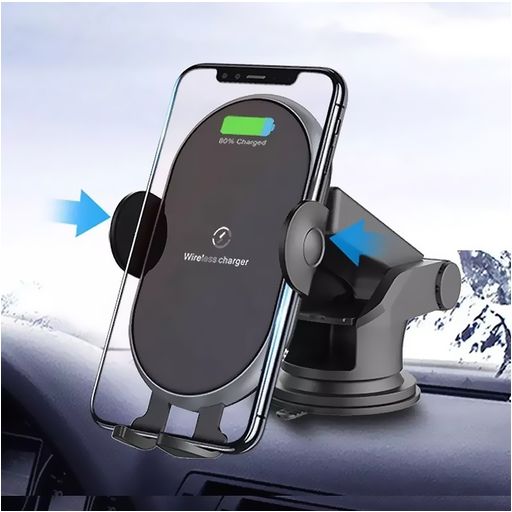 Mobigear Smart Telefoonhouder Auto Dashboard Klem Universeel - Zwart