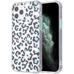 Mobigear Leopard iPhone 12 Mini Hoesje Flexibel TPU Backcover - Wit