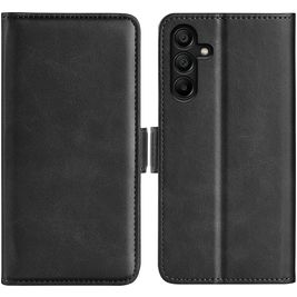 Mobigear Slim Magnet Samsung Galaxy M15 Hoesje Bookcase Portemonnee - Zwart