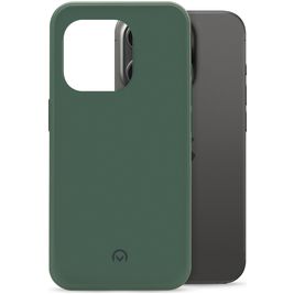 Mobilize Rubber Gelly iPhone 15 Pro Hoesje Flexibel TPU Backcover - Matt Green