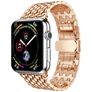 Mobigear Dragon Stalen Apple Watch Bandje Vouwsluiting - 49/46/45/44 mm - Roségoud
