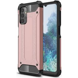 Mobigear Outdoor Samsung Galaxy A32 5G Hoesje Hardcase Backcover Shockproof - Roségoud