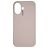 Nudient Base iPhone 16 Siliconen Hoesje Backcover - Stone Beige