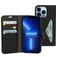 Mobiparts Classic Wallet iPhone 13 Pro Hoesje Bookcase Portemonnee - Zwart