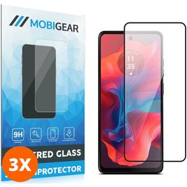 Mobigear Premium Motorola Moto G04s Glazen Screenprotector - Case Friendly (3-Pack)