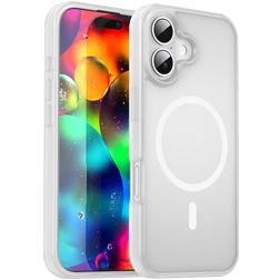 Mobigear Shockproof iPhone 17 MagSafe Hoesje Hardcase Backcover - Matte White