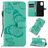 Mobigear Butterfly Samsung Galaxy S10 Lite Hoesje Bookcase Portemonnee - Turquoise