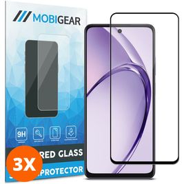 Mobigear Premium OPPO A40 Glazen Screenprotector - Case Friendly (3-Pack)