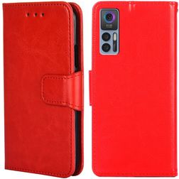 Mobigear Wallet TCL 30 Hoesje Bookcase Portemonnee - Rood