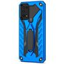 Mobigear Armor Stand Samsung Galaxy A03s Hoesje Hardcase Backcover Shockproof met Standaard - Blauw