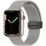 Mobigear Sport Mag Siliconen Apple Watch Bandje Magneetsluiting - 49/46/45/44 mm - Grijs