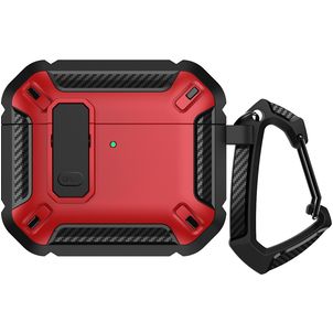 Mobigear Armor Clip Apple AirPods 4 Hardcase Hoesje - Rood