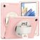 Mobigear SureGrip Samsung Galaxy Tab A8 10.5 (2021) Hoes Hard kunststof / Siliconen Backcover + Standaard - Roze