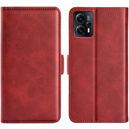 Mobigear Slim Magnet Motorola Moto E13 Hoesje Bookcase Portemonnee - Rood