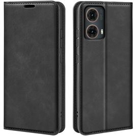 Mobigear Retro Slim Motorola Moto G85 Hoesje Bookcase Portemonnee - Zwart