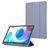 Mobigear Tri-Fold Gel Samsung Galaxy Tab A9 Plus (2023) Hoes TPU,Kunstleer Bookcase + Stylus Houder - Paars