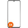 Mobigear Premium Motorola One Zoom Glazen Screenprotector - Case Friendly - Zwart (3-Pack)