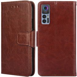 Mobigear Wallet TCL 30 Hoesje Bookcase Portemonnee - Bruin