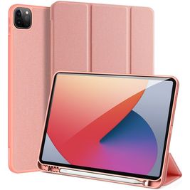 Dux Ducis Domo iPad Pro 11 Inch (2021) Hoes Bookcase + Stylus Houder - Roze