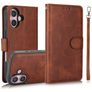 Mobigear Wallet iPhone 16 Plus Hoesje Uitneembare 2in1 Bookcase Portemonnee - Bruin