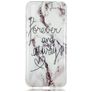 Mobigear Marble Huawei Y5 (2019) Hoesje Flexibel TPU Backcover - White Marble