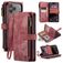 CaseMe C30 iPhone 17 Pro Hoesje Bookcase Portemonnee - Rood