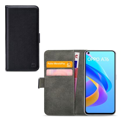 Mobilize Classic Gelly Wallet OPPO A76 Hoesje Bookcase Portemonnee - Zwart