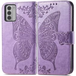 Mobigear Butterfly Nokia G42 Hoesje Bookcase Portemonnee - Paars