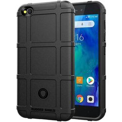 Mobigear Rugged Shield Xiaomi Redmi Go Hoesje Flexibel TPU Backcover Shockproof - Blauw