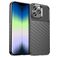 Mobigear Groove iPhone 14 Hoesje Flexibel TPU Backcover - Zwart