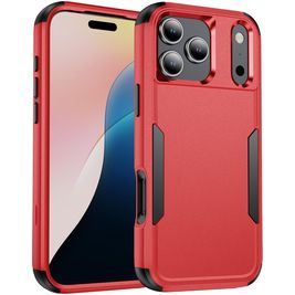 Mobigear Ultra Tough iPhone 17 Pro Hoesje Hardcase Backcover Shockproof - Rood
