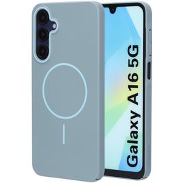 Mobiparts Slim Line Samsung Galaxy A16 MagSafe Hoesje Hardcase Backcover - Sage Green
