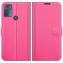 Mobigear Classic Motorola Moto G50 Hoesje Bookcase Portemonnee - Magenta