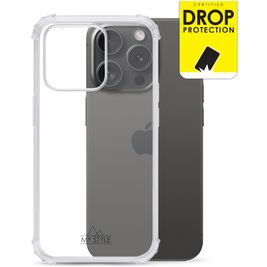 My Style Protective Flex Doorzichtig iPhone 15 Pro Hoesje Flexibel TPU Backcover Shockproof - Transparant