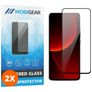 Mobigear Premium Xiaomi 13T Pro Glazen Screenprotector - Case Friendly - Zwart (2-Pack)