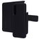 Mobiparts Samsung Galaxy A37 Hoesje Echt Leer Uitneembare 2in1 Bookcase Portemonnee - Zwart