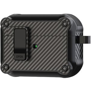 Mobigear Racing Clip Apple AirPods Pro 2 Hardcase Hoesje - Zwart