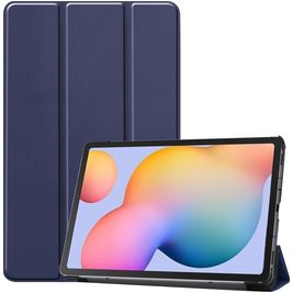 Mobigear Tri-Fold Samsung Galaxy Tab S6 Lite Hoes Bookcase - Donkerblauw