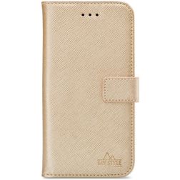 My Style Flex Wallet Samsung Galaxy A03s Hoesje Bookcase Portemonnee - Goud
