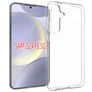 Mobigear Cushion Doorzichtig Samsung Galaxy S24 FE Hoesje Flexibel TPU Backcover - Transparant