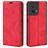 Mobigear Retro Slim OPPO Reno 8 5G Hoesje Bookcase Portemonnee - Rood