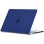 Mobigear Matte MacBook Air 13 Inch (2022-2026) Hoes Hardshell Laptopcover MacBook Case - Donkerblauw - Model A2681 / A3113 / A3240 / A3449