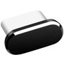 Mobigear Essentials Aluminium Anti-stofplug - USB-C - Zwart (2-Pack)