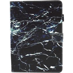 Mobigear Marble iPad 6 (2018) Hoes Bookcase - Zwart